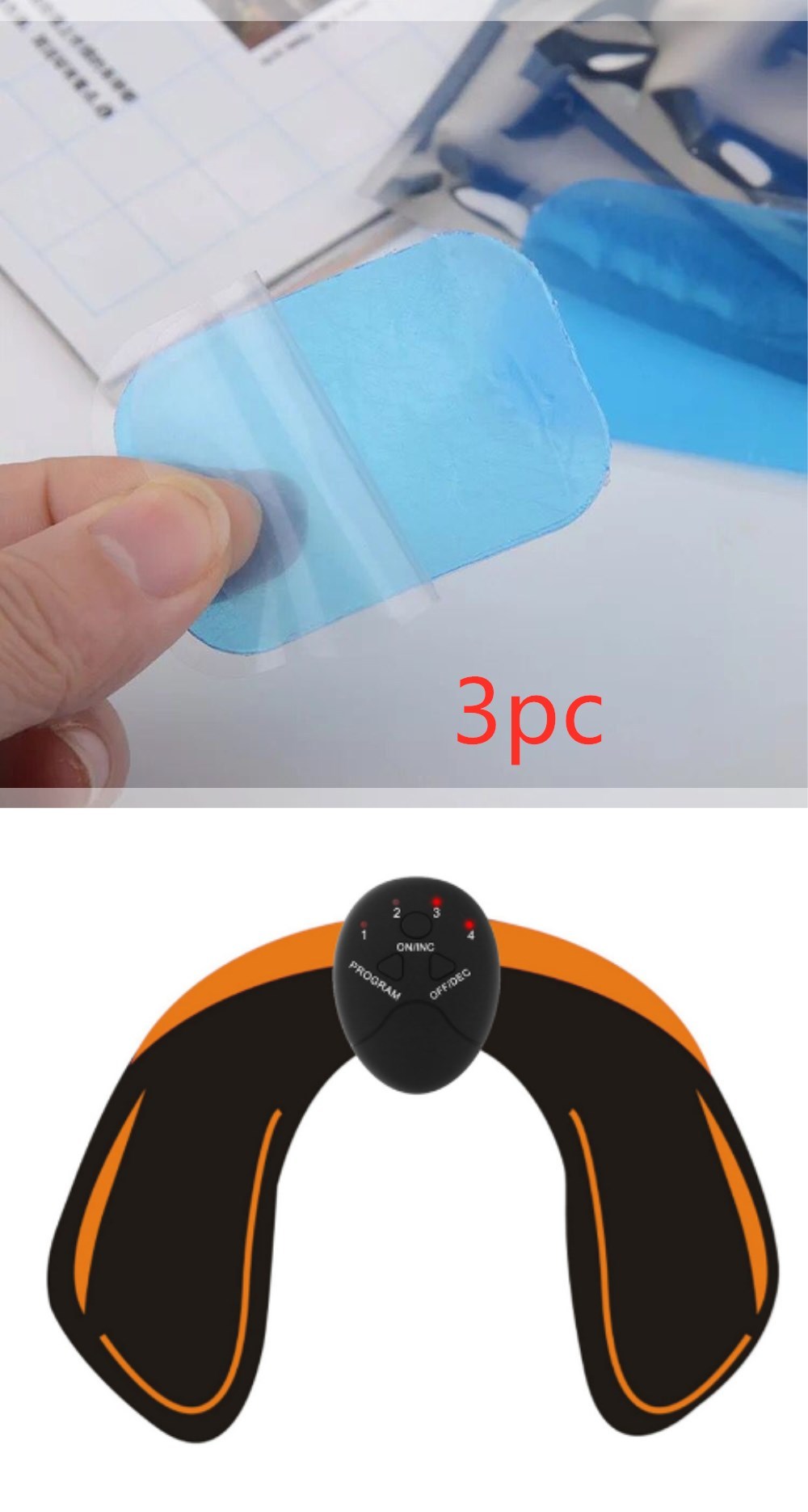 Patch abdominal intelligent rechargeable