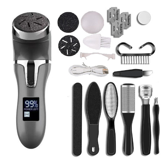 Aspirateur Électrique à Écran LCD – Exfoliant pour les Pieds