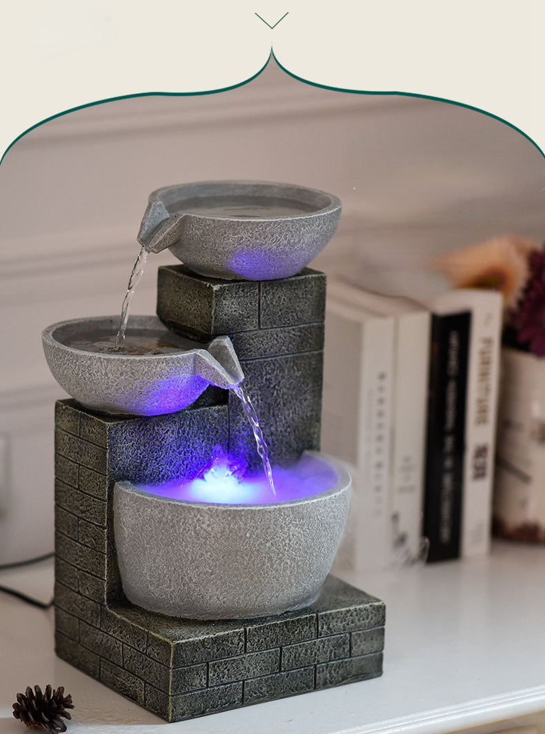Fontaine humidificateur de bureau simple et moderne