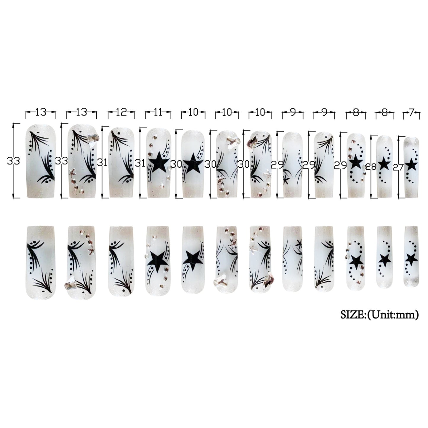 Ongles en strass tendance pour femmes