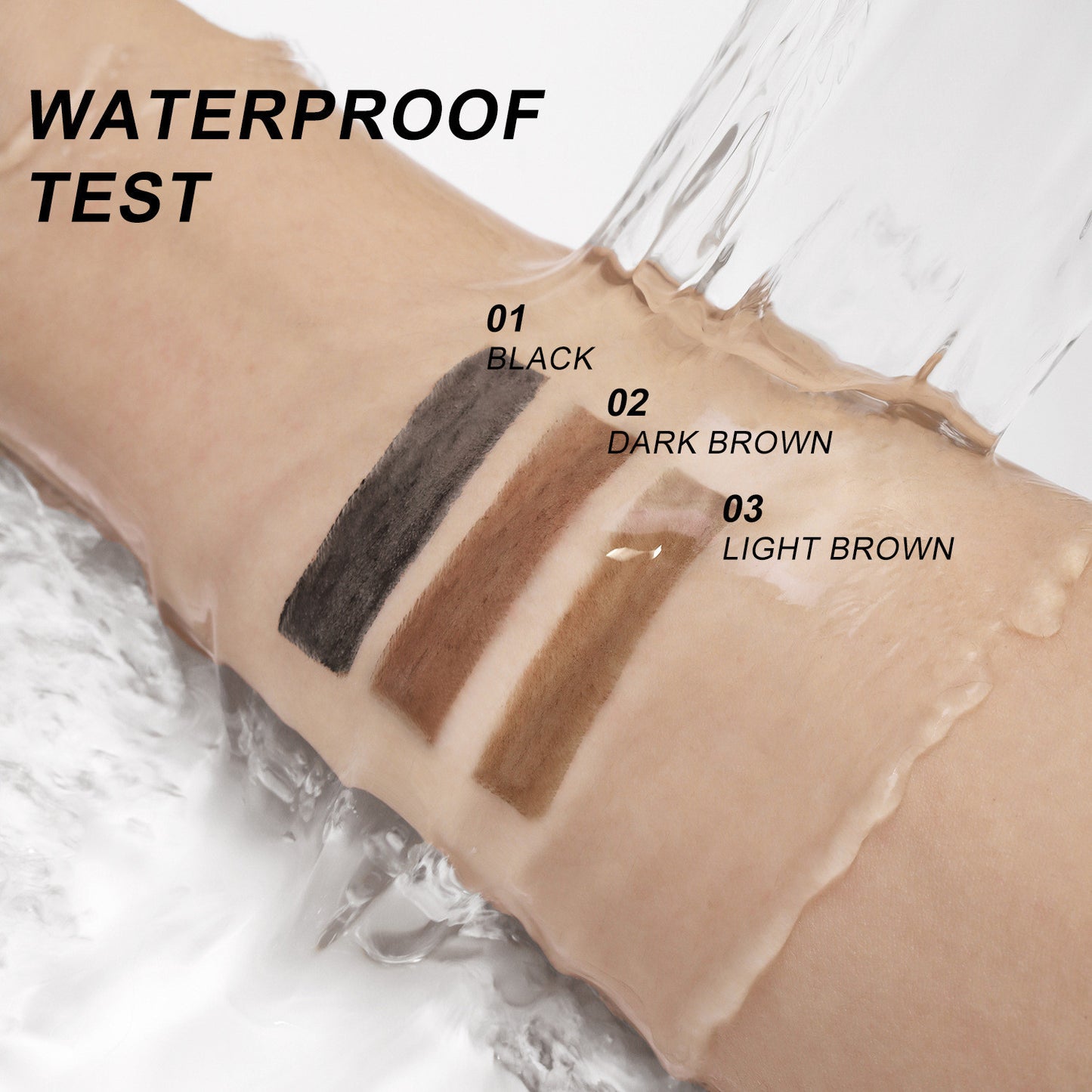 Crayon à sourcils 3 en 1 Fog Sense, waterproof et anti-bavures