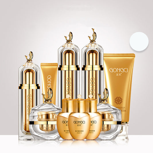 Un produit cosmétique de soin de la peau à base d'alcool, de rétinol et de caviar