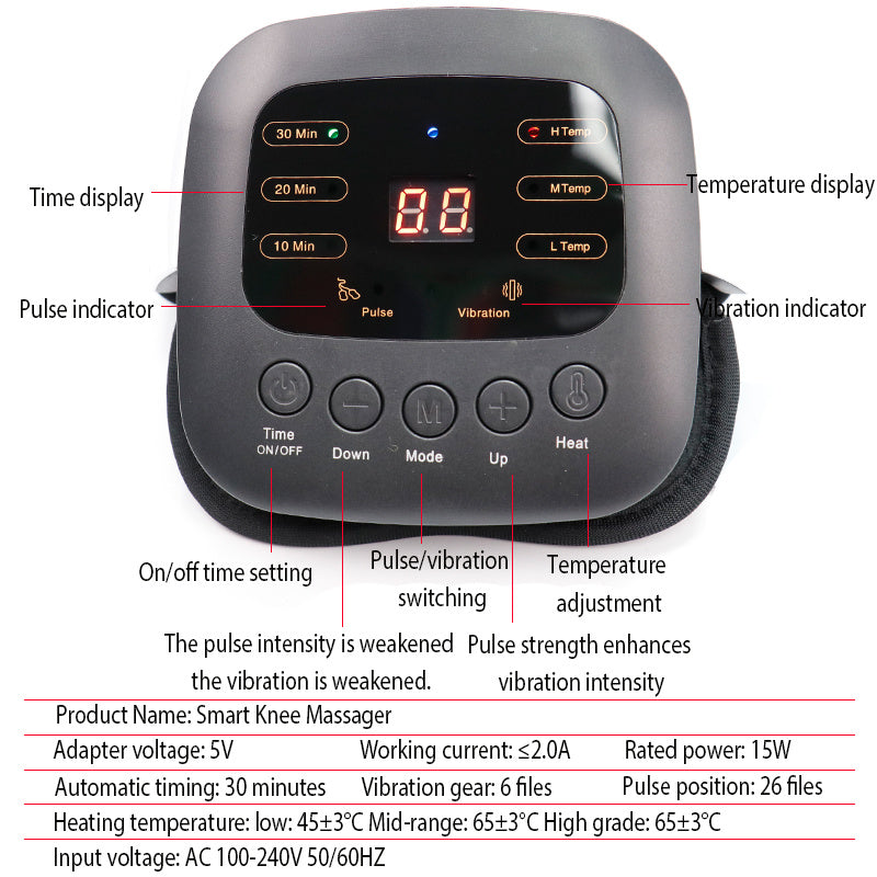 Instrument intelligent pour le genou, masseur de genou, genouillère